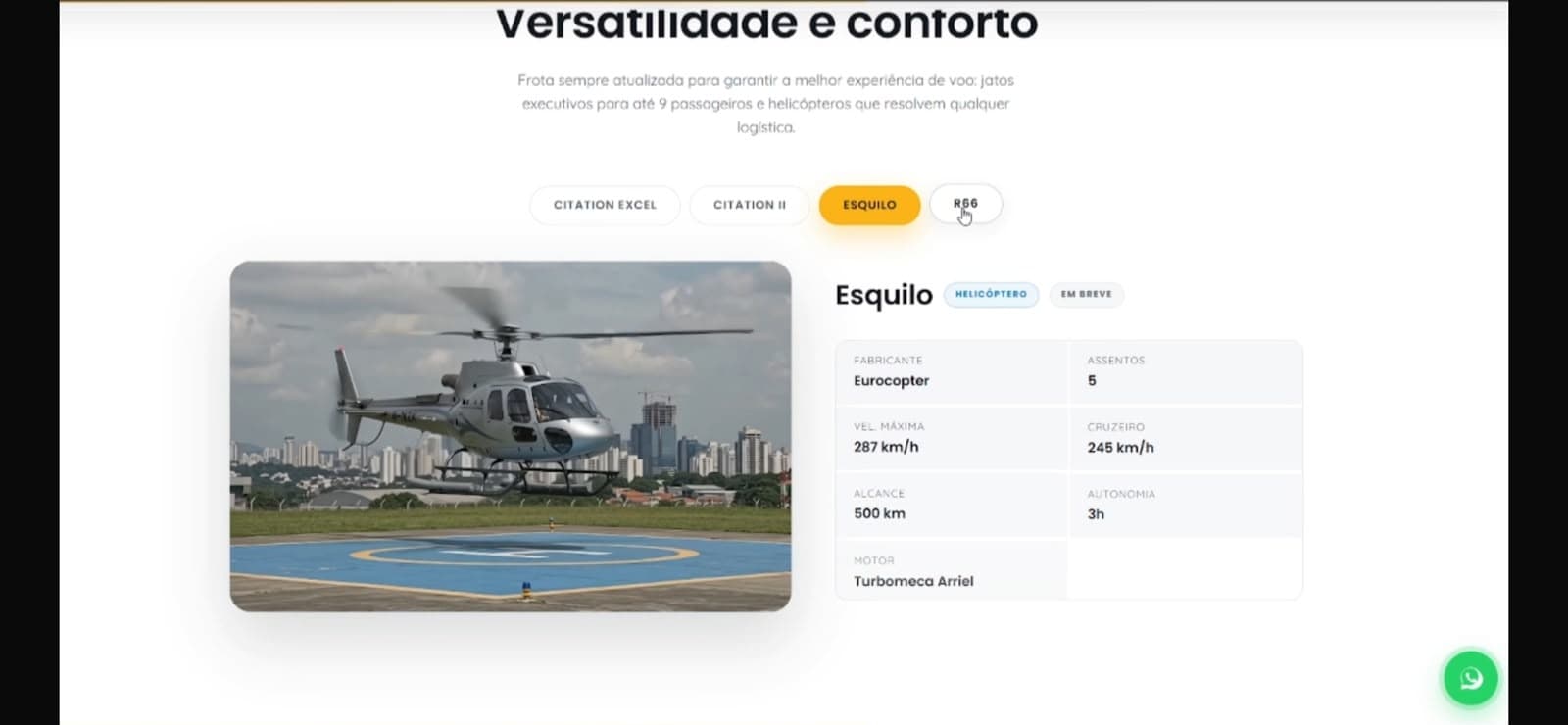 Segurança operacional — Direção Táxi Aéreo