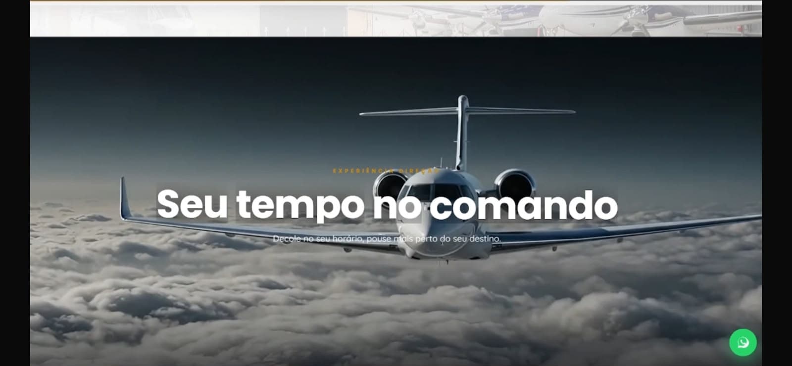 Solicitação de voo — Direção Táxi Aéreo