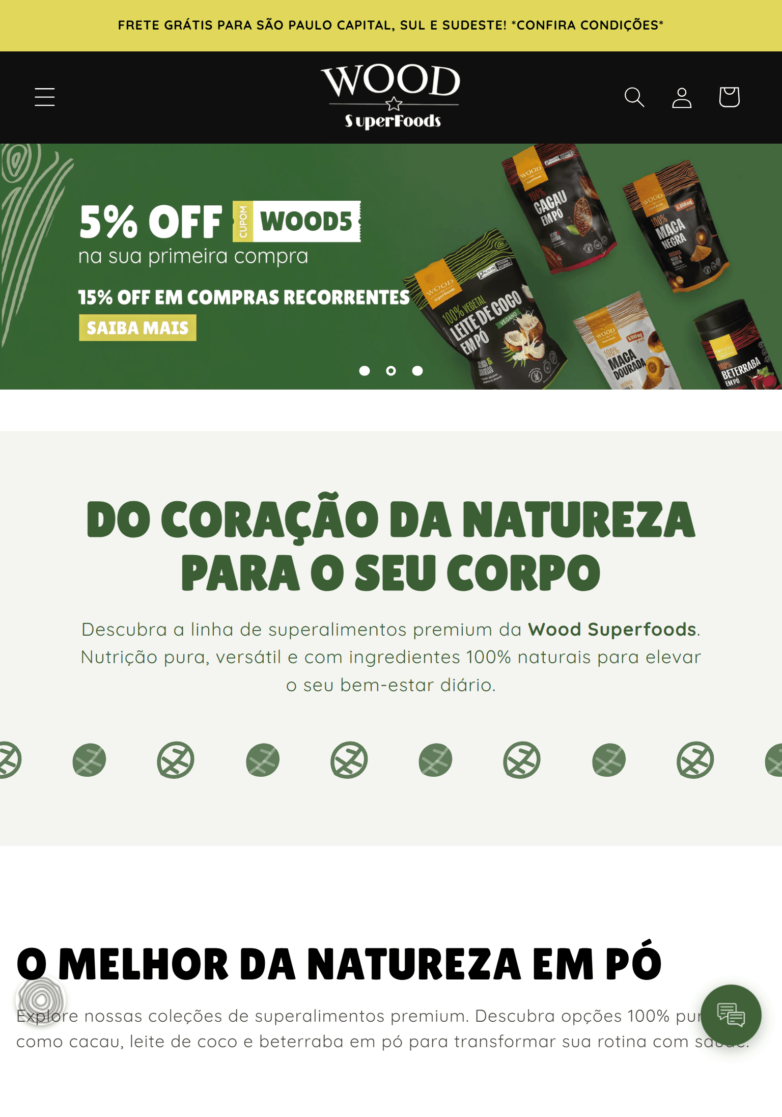Página inicial — Wood Superfoods